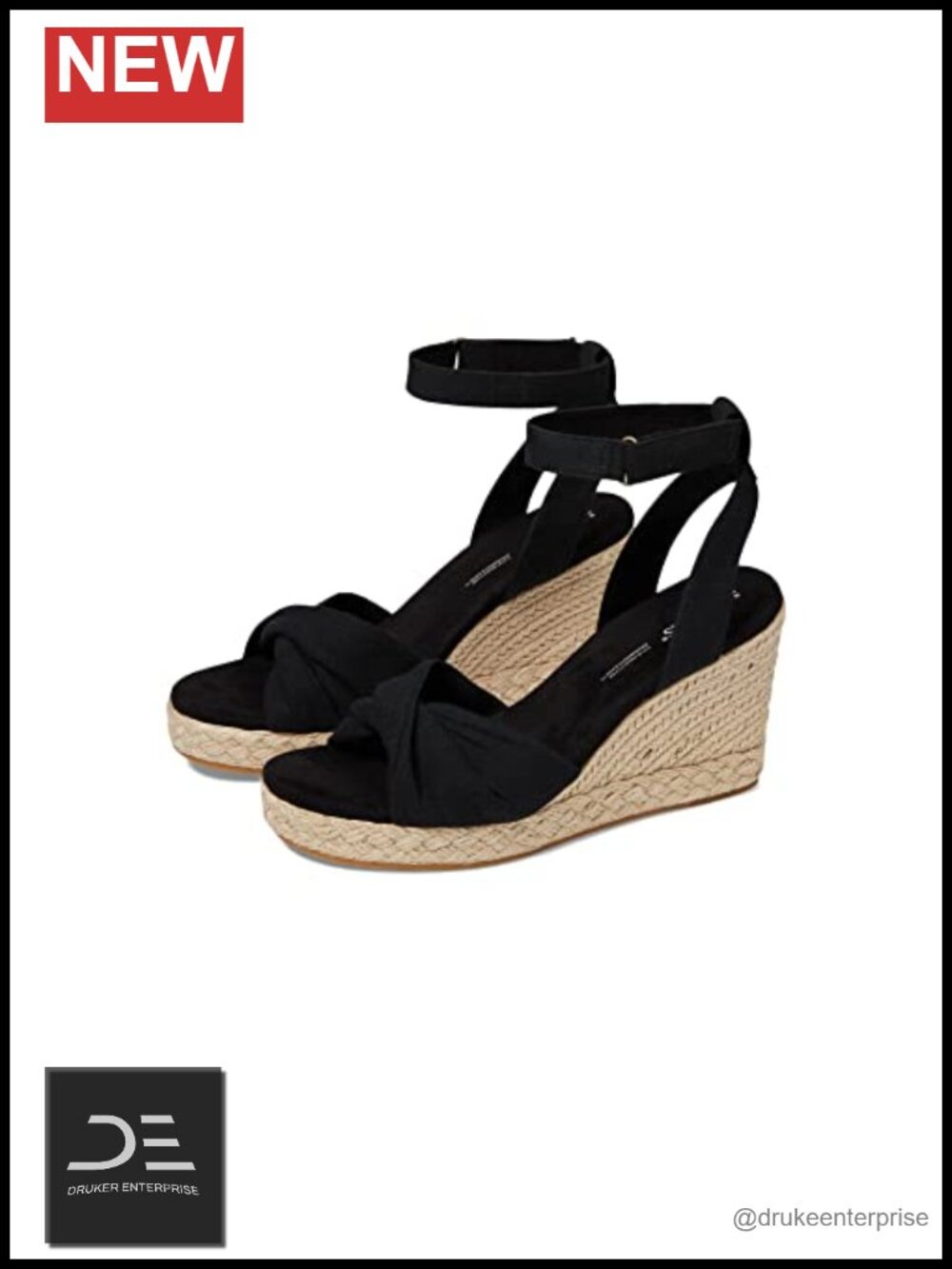 TOMS Marisela Espadrille Wedge Sandals with Ankle Strap